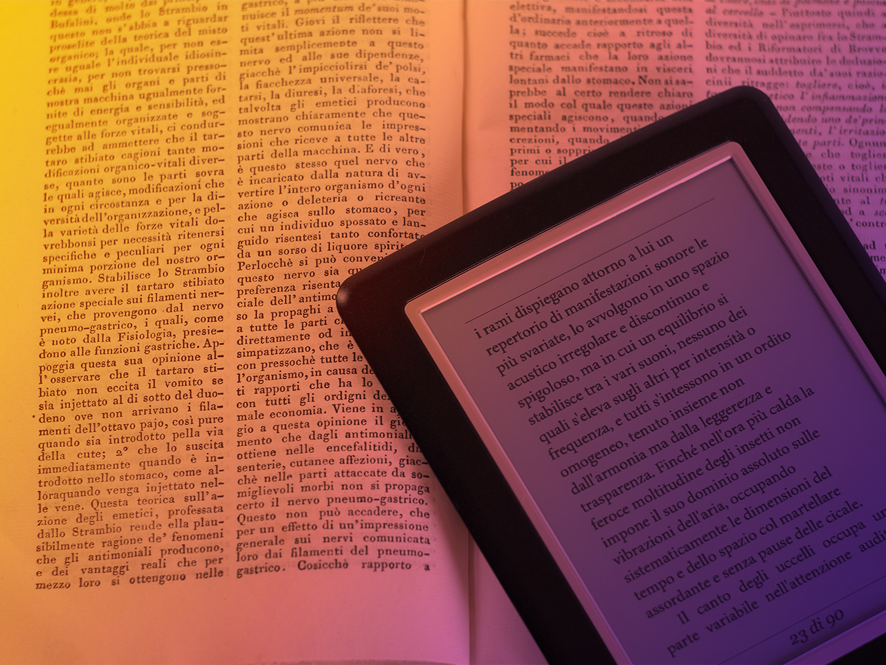 Meglio un tablet o un ebook-reader per leggere i libri elettronici