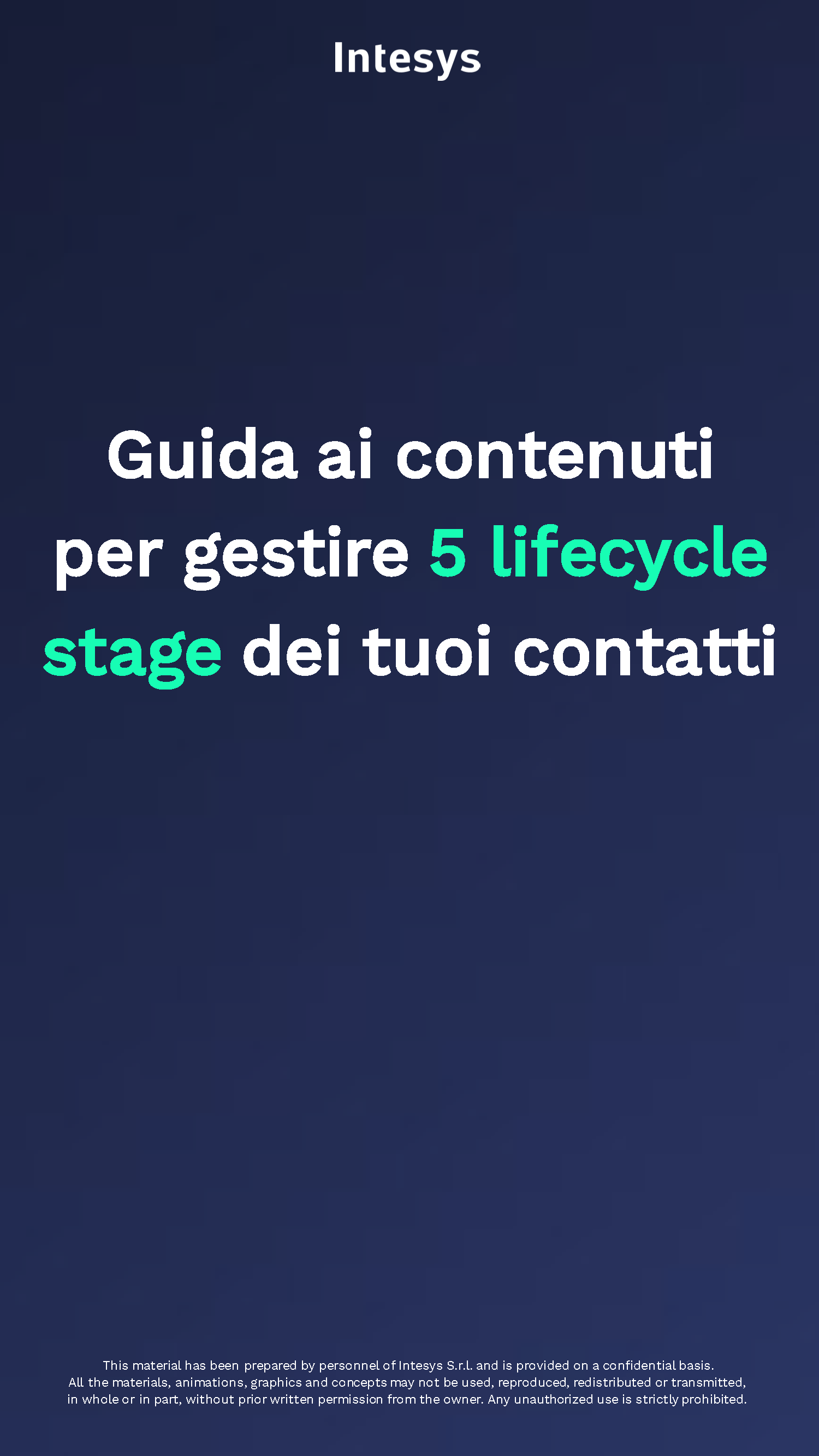 guida ai contenuti per convertere processi marketing